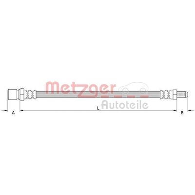 Metzger Takajarruletku Mitsubishi Pajero Pinin - M10×1 SF Metzger Takajarruletku Mitsubishi Pajero Pinin - M10×1 SF
