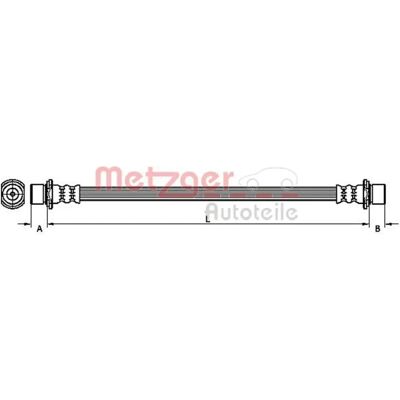 Metzger Modello 4110789 Tubo Frizione Blu - Tubo Frizione Metzger Modello 4110789 Tubo Frizione Blu - Tubo Frizione