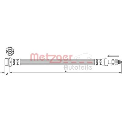 Metzger Jarruletku Ford Transit - 4111334 Metzger Jarruletku Ford Transit - 4111334