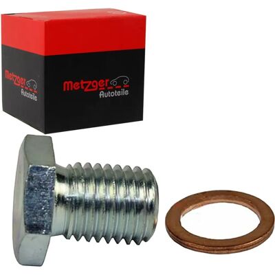 METZGER Stål M12x1,5 Oljeläcka med tätning - Oljelock METZGER Stål M12x1,5 Oljeläcka med tätning - Oljelock