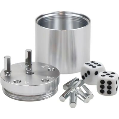 Piatnik 3001 - Super Six Aluminium Argent - Jeu de Société Piatnik 3001 - Super Six Aluminium Argent - Jeu de Société