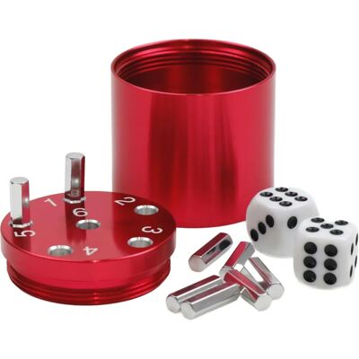 BestSaller 3004 - Ensemble de Jeu en Aluminium Premium Super Six - 36 Bâtons et 2 Dés BestSaller 3004 - Ensemble de Jeu en Aluminium Premium Super Six - 36 Bâtons et 2 Dés