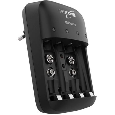 Chargeur de Batterie Ultimate 4 Heitech - Charge Rapide, Détection de Défauts - Publicité Chargeur de Batterie Ultimate 4 Heitech - Charge Rapide, Détection de Défauts - Publicité