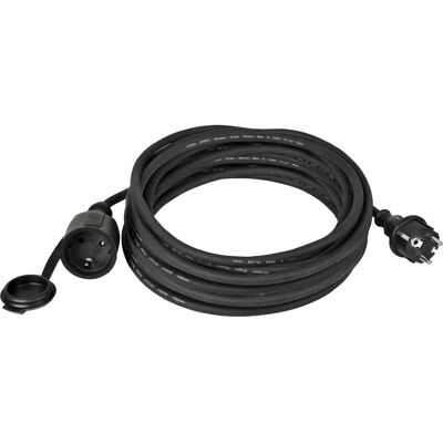 Heitech 4003628 Cordon d'alimentation - 10m, 1 prise, Noir - Publicité Heitech 4003628 Cordon d'alimentation - 10m, 1 prise, Noir - Publicité