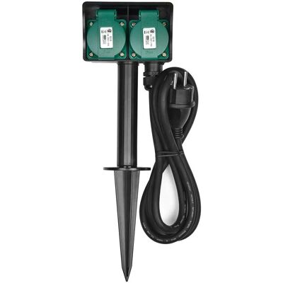 Heitech Κήπος Πρίζα - IP44 Αδιάβροχη Διπλή Πρίζα Heitech Κήπος Πρίζα - IP44 Αδιάβροχη Διπλή Πρίζα