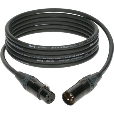 Klotz M2FM1-1000 Cavo audio - 10m XLR - Microfono di alta qualità Klotz M2FM1-1000 Cavo audio - 10m XLR - Microfono di alta qualità