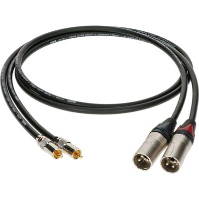 KLOTZ ALPM100 - 10 m RCA XLR - Noir - câble audio - Publicité KLOTZ ALPM100 - 10 m RCA XLR - Noir - câble audio - Publicité