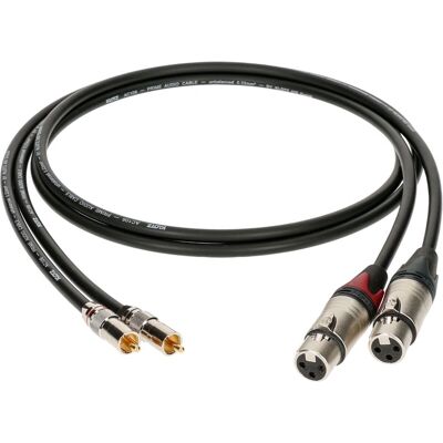 KLOTZ AIS GmbH ALPF100 - 10 m RCA XLR Schwarz - Audiokabel KLOTZ AIS GmbH ALPF100 - 10 m RCA XLR Schwarz - Audiokabel
