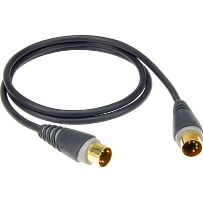 Klotz MID-018 Audio Cable - 1.8m, Black, MIDI Klotz MID-018 Audio Cable - 1.8m, Black, MIDI