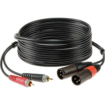 Klotz Kabel AT-CM0100 Audio 1m - RCA XLR Klotz Kabel AT-CM0100 Audio 1m - RCA XLR