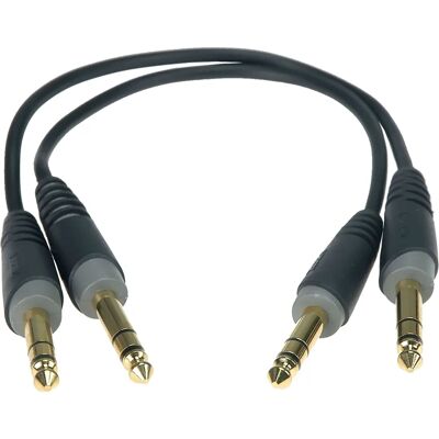 Cavo di patch stereo nero 0,6 m Klotz AB-JJ0060 - Germania Cavo di patch stereo nero 0,6 m Klotz AB-JJ0060 - Germania
