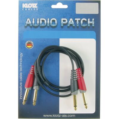Klotz Klotz AT-JJ0100 Cable Estéreo - 1m Klotz Klotz AT-JJ0100 Cable Estéreo - 1m