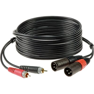 Klotz AT-CM0200 Câble RCA à XLR Doré - 2m - Publicité Klotz AT-CM0200 Câble RCA à XLR Doré - 2m - Publicité