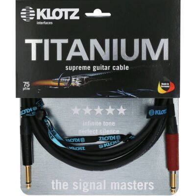 Klotz AIS GmbH Titanium Gitarrenkabel 3m - Audio Kabel Klotz AIS GmbH Titanium Gitarrenkabel 3m - Audio Kabel