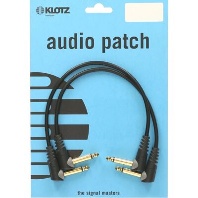 KLOTZ AIS GmbH Câble audio - 15cm, Noir - Publicité KLOTZ AIS GmbH Câble audio - 15cm, Noir - Publicité