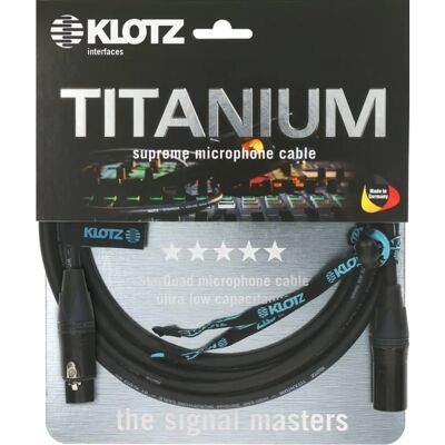 Klotz Titanium Mikrofonkabel 7,5m - Mikrofonkabel Klotz Titanium Mikrofonkabel 7,5m - Mikrofonkabel