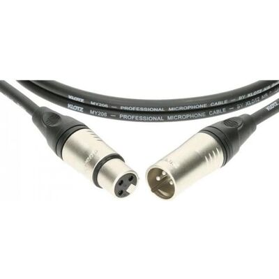 Klotz M1K1FM0060 Mikrofonní kabel - 0,6m - Profesionální XLR Klotz M1K1FM0060 Mikrofonní kabel - 0,6m - Profesionální XLR