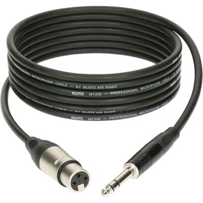 Klotz Mikrofonszalag 2m - XLR (3-pines) Fekete Klotz Mikrofonszalag 2m - XLR (3-pines) Fekete