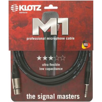 Câble Micro Klotz Marque XLR Jack - 5m - Publicité Câble Micro Klotz Marque XLR Jack - 5m - Publicité