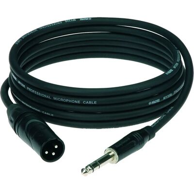 Klotz mikrofon kábel - 3M XLR férfi / Jack sztereo - Mikrofon kábel Klotz mikrofon kábel - 3M XLR férfi / Jack sztereo - Mikrofon kábel