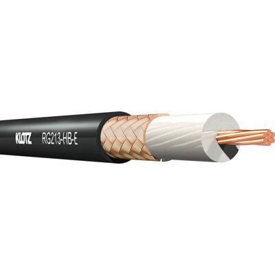 KLOTZ AIS GmbH - RG213-HB-E - 50 Ohm - Koaxialkabel KLOTZ AIS GmbH - RG213-HB-E - 50 Ohm - Koaxialkabel