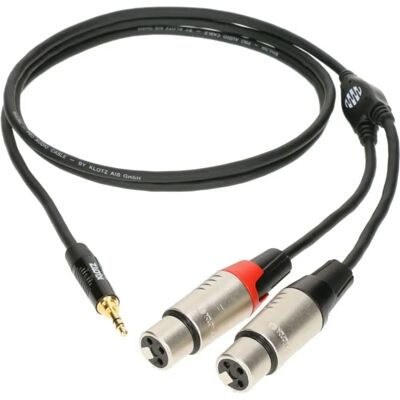 Klotz KY8-180 Adapterkabel - 1,8 m - Miniklinke / XLR Fem Klotz KY8-180 Adapterkabel - 1,8 m - Miniklinke / XLR Fem