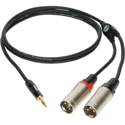 Klotz KY9-180 Adapterkabel - 1,8m - Miniklinke / XLR Male Klotz KY9-180 Adapterkabel - 1,8m - Miniklinke / XLR Male