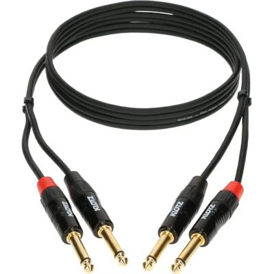 Klotz KT-JJ600 Stereo Kabel - 6m - Professionelles Audio Klotz KT-JJ600 Stereo Kabel - 6m - Professionelles Audio