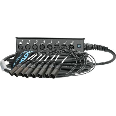 Klotz Audiokabel mit 8x XLR - 5m - Schwarz Klotz Audiokabel mit 8x XLR - 5m - Schwarz