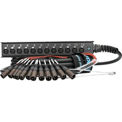 Klotz SLW120XE30 12-kanaals XLR podium multicore kabel - Audiokabel Klotz SLW120XE30 12-kanaals XLR podium multicore kabel - Audiokabel