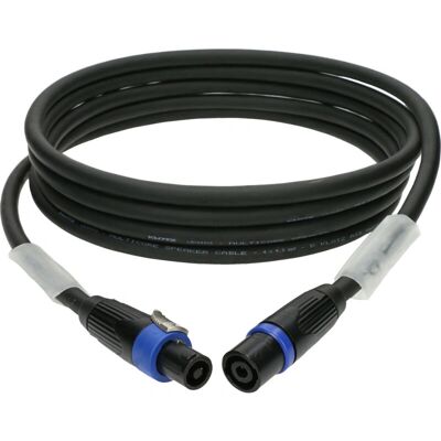 Klotz L44PSPMMF2500 4x 4.0 mm² luidsprekerkabel PUR speakON 4p met metalen behuizing - audiokabel Klotz L44PSPMMF2500 4x 4.0 mm² luidsprekerkabel PUR speakON 4p met metalen behuizing - audiokabel