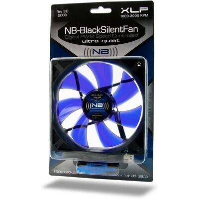 Ventilateur silencieux Noiseblocker XLP 120mm PWM - Système de refroidissement ordinateur Ventilateur silencieux Noiseblocker XLP 120mm PWM - Système de refroidissement ordinateur