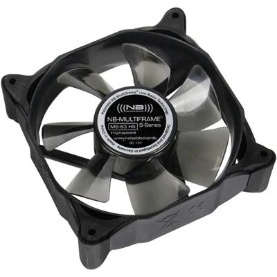 Noiseblocker Multiframe Mf8-S3hs - Ventilateur PC - 8cm - Transparent - Publicité Noiseblocker Multiframe Mf8-S3hs - Ventilateur PC - 8cm - Transparent - Publicité