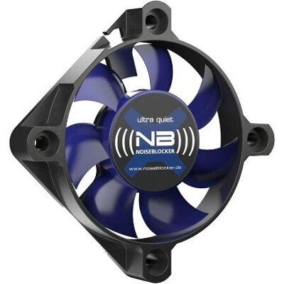 Noiseblocker BlackSilent XS2 Lüfter - 50x50x10mm, Blau & Schwarz, 4000 U/min Noiseblocker BlackSilent XS2 Lüfter - 50x50x10mm, Blau & Schwarz, 4000 U/min