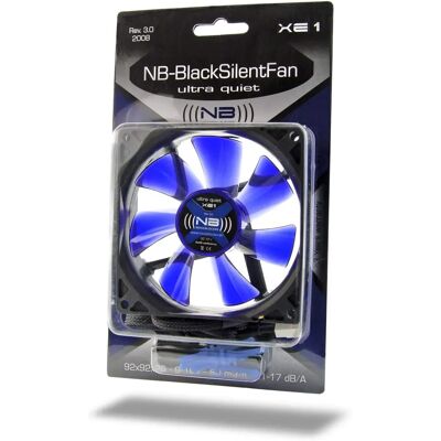 Noiseblocker BlackSilentFan XE1 - 92mm - Gehäuselüfter Noiseblocker BlackSilentFan XE1 - 92mm - Gehäuselüfter