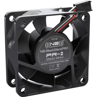 Noiseblocker BlackSilentPro PR-2 60x60x25mm Lüfter - Schwarz Noiseblocker BlackSilentPro PR-2 60x60x25mm Lüfter - Schwarz