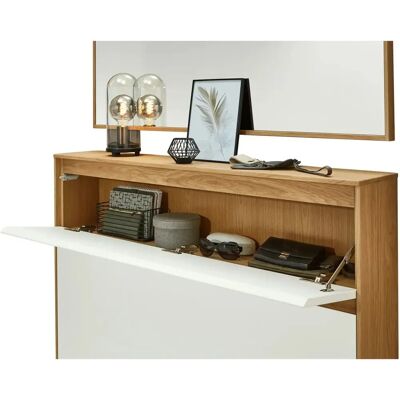 Höffner Tiba Weiß Schuhschrank - Garderobenschrank Höffner Tiba Weiß Schuhschrank - Garderobenschrank