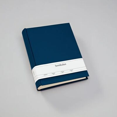 Semikolon Marke Große Fotoalbum - Klassisch, Blau, Leinen Semikolon Marke Große Fotoalbum - Klassisch, Blau, Leinen