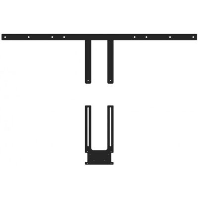 Hagor Poly Adattatore Display - Kit di Montaggio per Monitor - Nero - 55-75" - Videoconferenza Hagor Poly Adattatore Display - Kit di Montaggio per Monitor - Nero - 55-75" - Videoconferenza