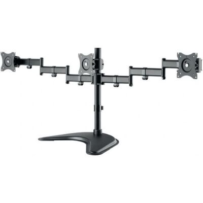 Support moniteur Hagor 8710 - 3 LCD, Ajustable, Noir - Publicité Support moniteur Hagor 8710 - 3 LCD, Ajustable, Noir - Publicité