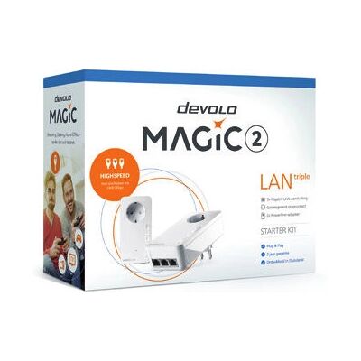 Devolo Magic 2 LAN triple - Ethernet-Adapter Devolo Magic 2 LAN triple - Ethernet-Adapter