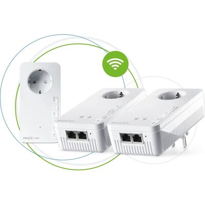 Devolo Magic 2 WiFi next Kit Multiroom - 2400 Mbit/s - Blanc Devolo Magic 2 WiFi next Kit Multiroom - 2400 Mbit/s - Blanc