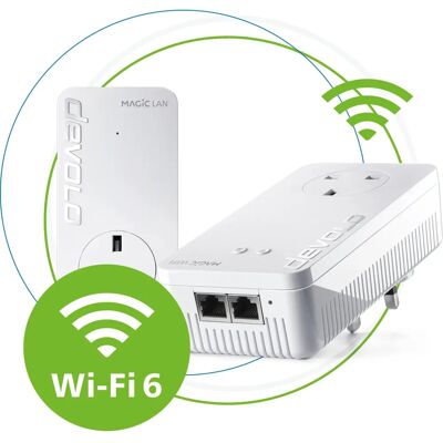 Devolo Magic 2 WiFi 6 Starter - Powerline Mesh Adapter Devolo Magic 2 WiFi 6 Starter - Powerline Mesh Adapter