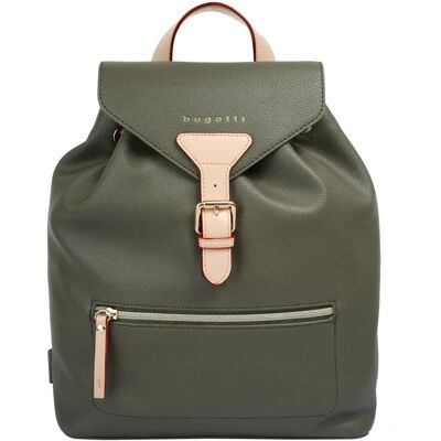 Bugatti Ella City Rucksack - City, Mittelgrün, 34cm Bugatti Ella City Rucksack - City, Mittelgrün, 34cm
