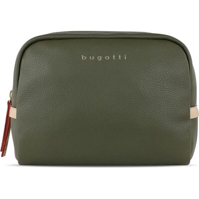 Bugatti ELLA Grüne Unifarbene Kosmetiktasche 20x15x8cm Bugatti ELLA Grüne Unifarbene Kosmetiktasche 20x15x8cm