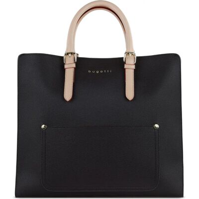 Bugatti ELLA Braune Handtasche - Elegant, Geräumig, Minimalistisch Bugatti ELLA Braune Handtasche - Elegant, Geräumig, Minimalistisch