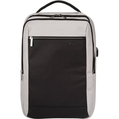 Bugatti Sera Rucksack - RFID-Schutz, 40cm Laptop, Grau Bugatti Sera Rucksack - RFID-Schutz, 40cm Laptop, Grau