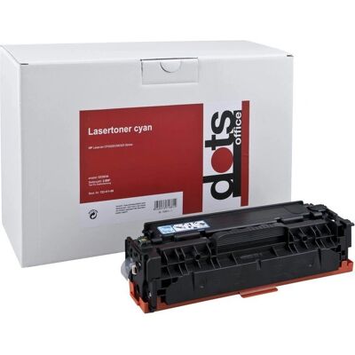 Dots Cyan Toner - HP 304A (CC531A) kompatibel Dots Cyan Toner - HP 304A (CC531A) kompatibel