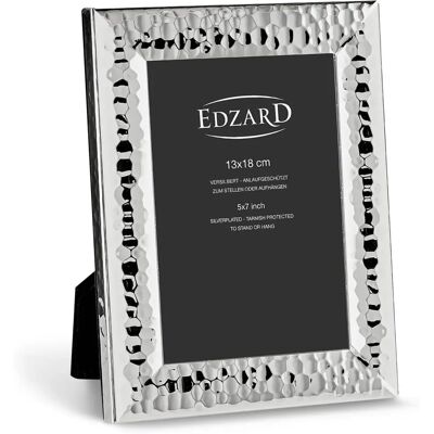 Edzard Gubbio Zilveren Fotolijst - 13x18 cm Edzard Gubbio Zilveren Fotolijst - 13x18 cm