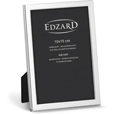 Cadre Photo Edzard Bergamo en Argent - 10x15 cm - Publicité Cadre Photo Edzard Bergamo en Argent - 10x15 cm - Publicité